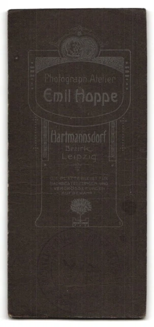 Fotografie Emil Hoppe, Hartmannsdorf, Junger Mann im schicken Anzug mit Krawatt 2