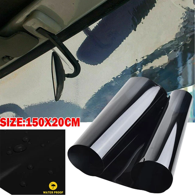 Adesivo auto PVC notte per corridore visiera solare striscia decalcomania striscione vinile