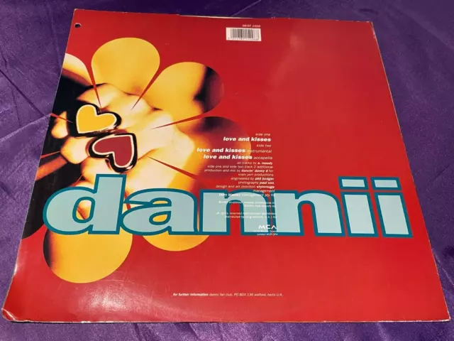 Dannii Minogue - Love and Kisses - Vinyl Record 12" Single - 1991 Mushroom 2