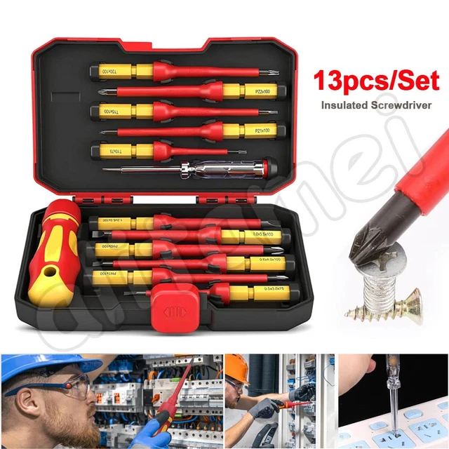 58-Piece Screwdriver Set With Case - Philips, Flat, Torx, Pozi Bits, 3 Year Warranty 8 thumbnail image