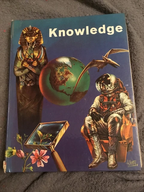 KNOWLEDGE MAGAZINE ENCYCLOPEDIA Vol 15 60’s Purnell Binder Bound Rare ...