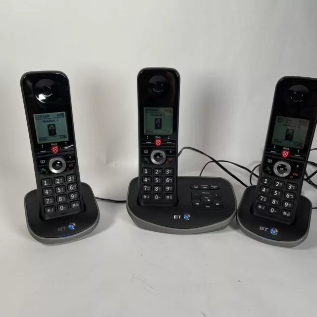 BT Advanced Cordless Home Phone Trio Call Blocker and Answer Machine