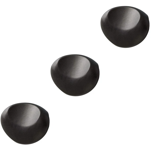 3 pezzi poggiatesta traspirante Black Sauger cuscino da bagno vasca curva scollo collo