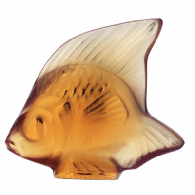 Lalique Lalique #3003300 Joint Poisson Anis Cristal Léger Vert Marque Plume Français FS 