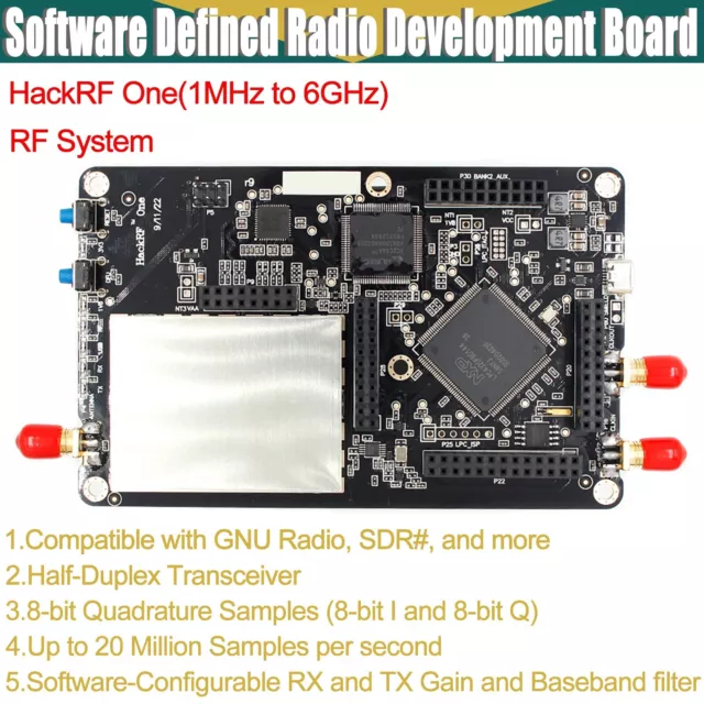 HackRF One 1MHz to 6GHz SDR Software Defined Radio Development Board RF System