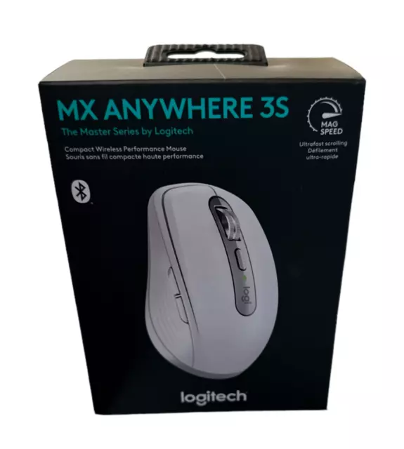 Logitech MX Anywhere 3S Wireless Mouse - Pale Gray (910-006926)