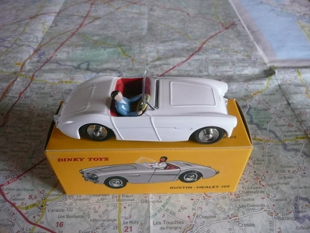 Dinky Toys N°546 – Austin Healey 100 – Métal – France – Boîte D’origine