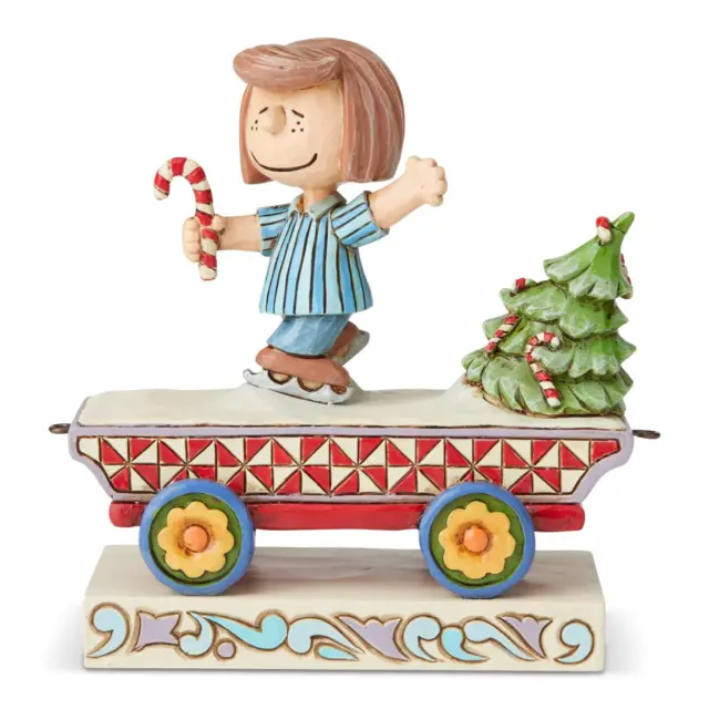 Jim Shore Peanuts Peppermint Patty Train Car Figurine 6003027