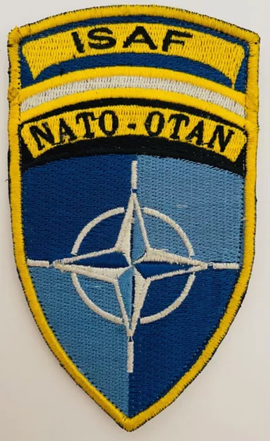 NATO-OTAN ISAF vel©®⚙ Patch Afghanistan made