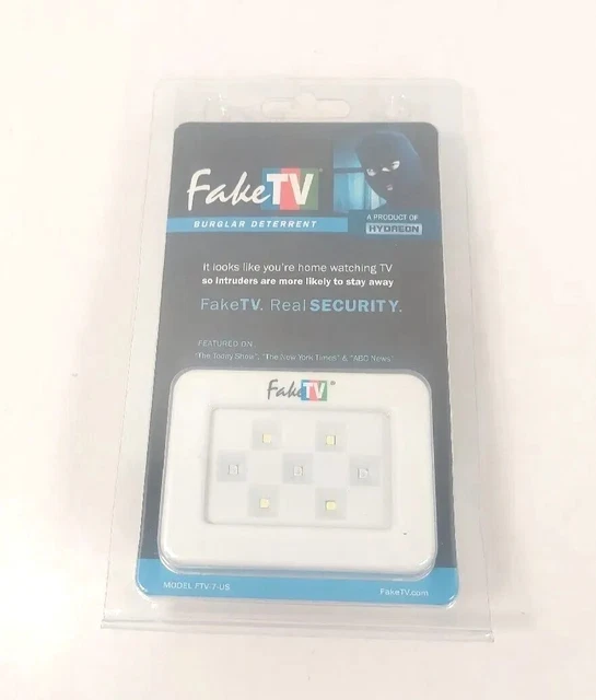 Simulador de Disuasión de Robos de TV Falsa Luz Dispositivo de Seguridad para el Hogar Modelo FTV-7 Nuevo