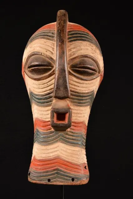 21590 African Authentic Luba Mask DR Congo