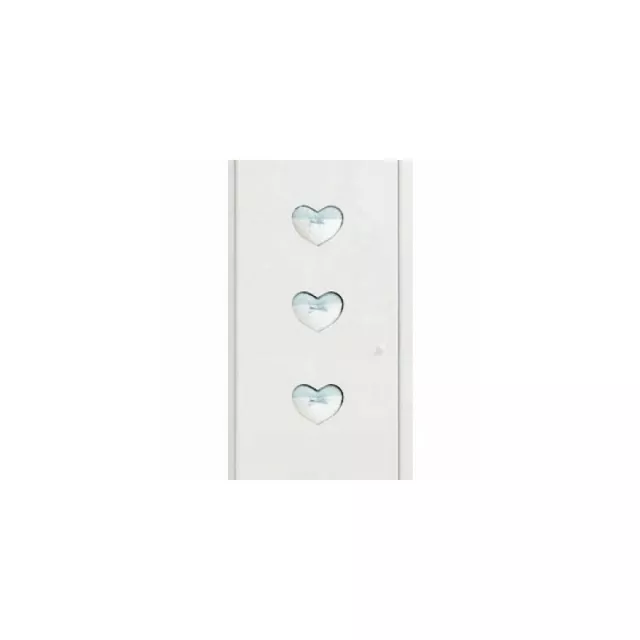 NANAN Set 3 Padded Hearts for Blue Wardrobe