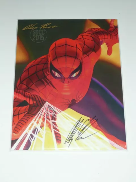 2015 Sdcc Alex Ross Sc Sketchbook Hand Signed By Alex Ross