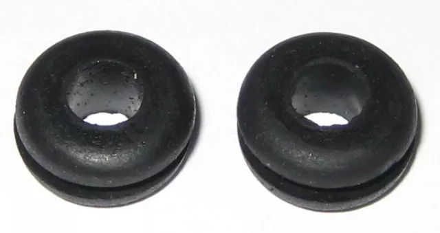 2 X Rubber Grommet Fits 5/16" Diameter Hole and 1/16" Thick Panel - 7/16" OD