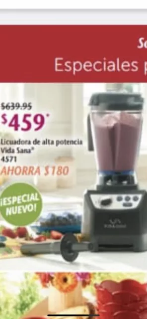 NEW PRINCESS HOUSE Vida Sana High Power Blender comes with box Licuadora  $350.00 - PicClick