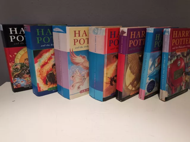 Harry Potter Complete Hardback Book  Set 1-7 Bloomsbury First Edition  Rowling