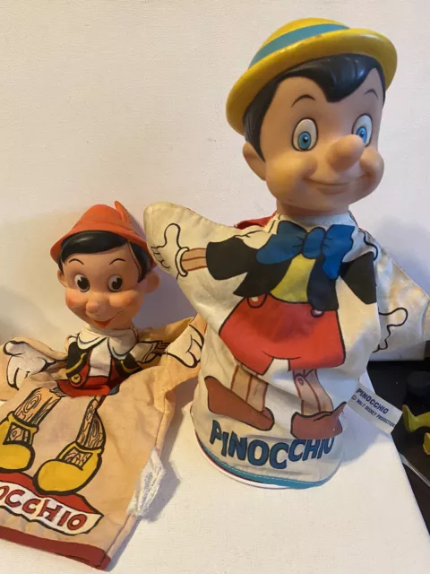 Walt Disney, "Pinocchio", Hand Puppet  Vintage)