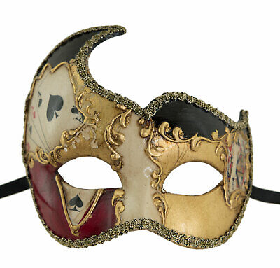 Mask from Venice Swan Colombine Square D'As Fancy Luxury And Prestige 834 V39