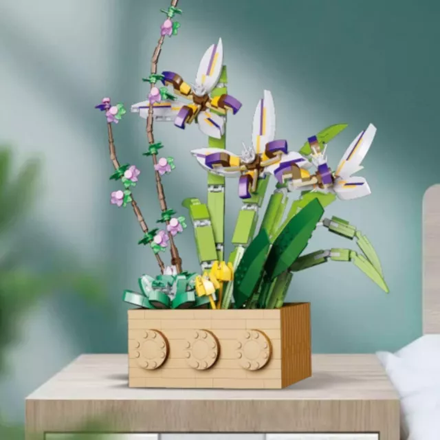 IMPLAY TOYS Bloque Ikebana Ikebana en maceta (Iris) 2