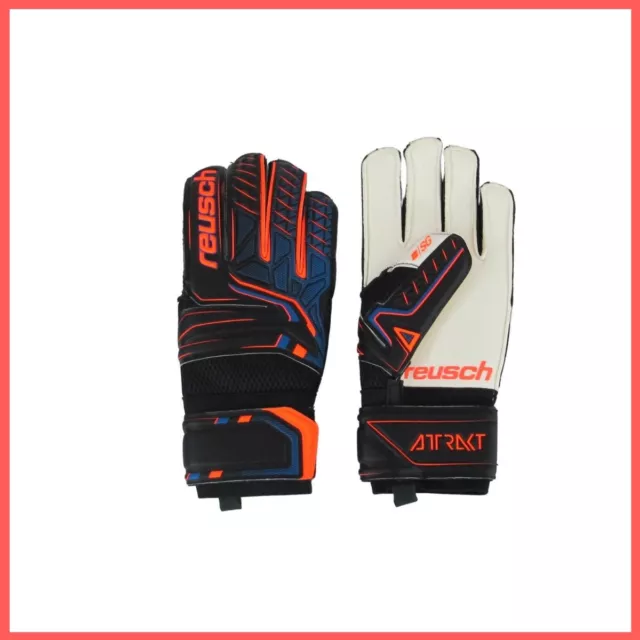 REUSCH guanti portiere ATTRAKT SG 5070815 7783 NERO ARANCIO luglio 2020