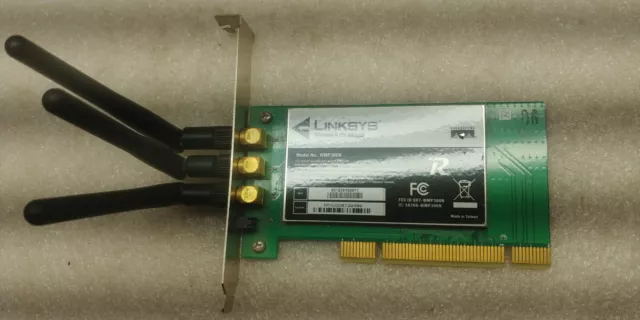 Linksys WMP300N Wireless-N PCI Adapter C5 GREAT CONDIITON FREE SHIPPING!