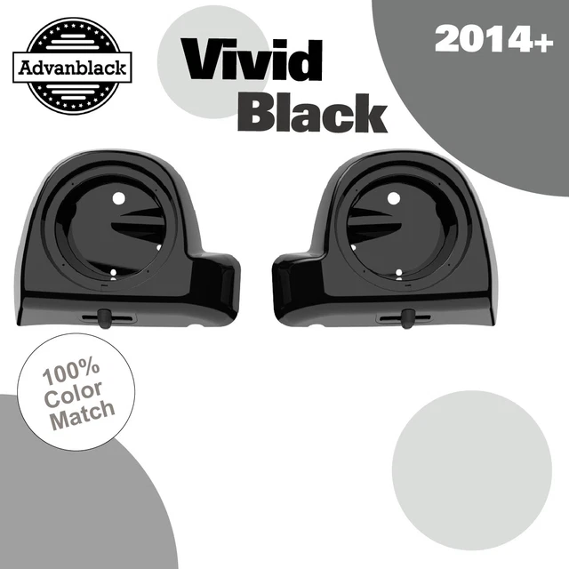 Advanblack Unpainted 6.5' Speaker Pods For Rushmore Lower Fairings