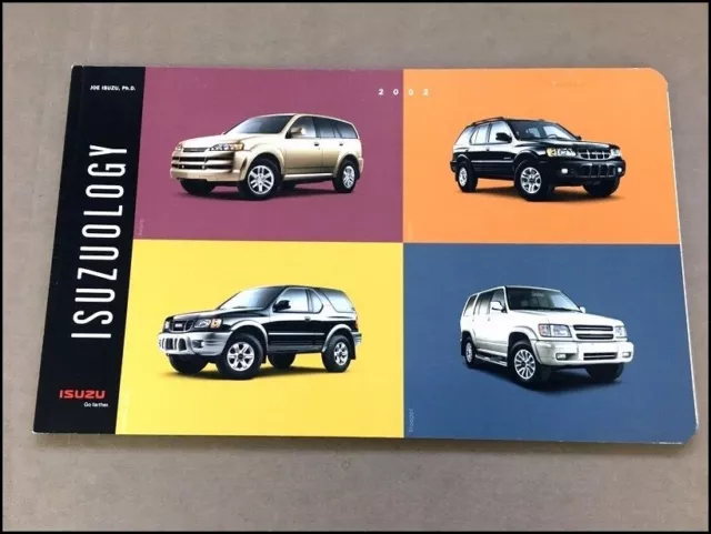 2002 Isuzu 42-page BIG Sales Brochure Catalog - Trooper Rodeo Sport Axiom