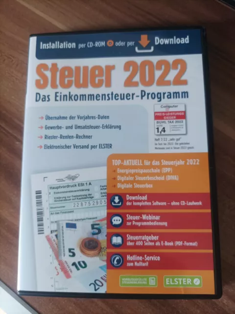 Aldi Steuer 2022  das Programm für Ihre erfolgreiche Steuererklärung 2022(CD)