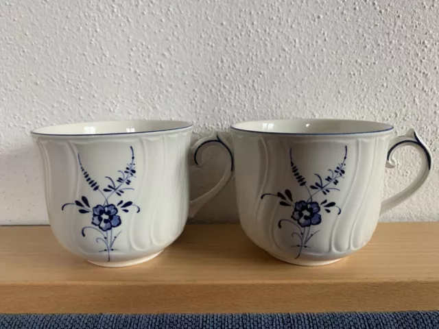 Villeroy & Boch Alt Luxemburg Vieux Luxembourg Jumbo Große Kaffeetassen Haferl