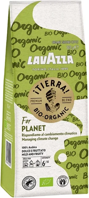 Tierra for Planet, Ground Coffee, Ideal for Moka Pot or Filtered Coffee, with