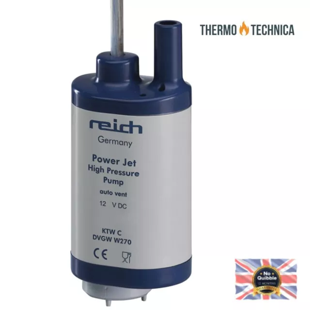 Reich 25 Lt Water Submersible Pump 12V 614-0725ESB Caravan / Motorhome