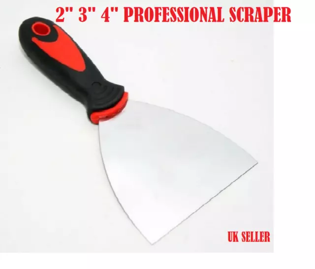 MARKSMAN Professional 2" 3" 4" Wallpaper Paint Stripper Filling PuttyKnife Scrap