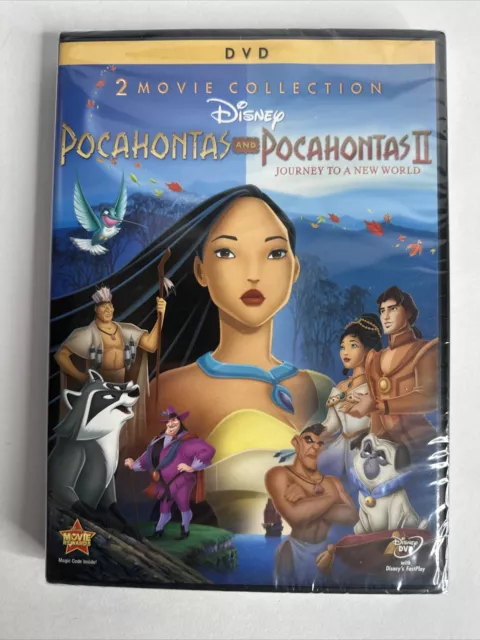 Pocahontas and Pocahontas II 2-Movie Collection (DVD, 2012, 2-Disc Set) NEW