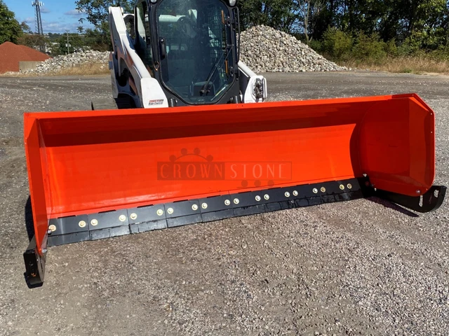 Brand New Hla 3500 Series 10' Snow Pusher W/ Flex Edge For Skid Steer Loaders!