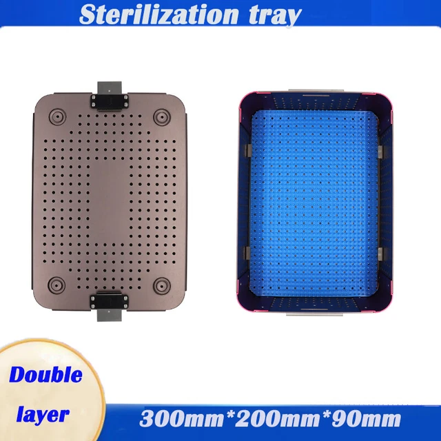 Sterilization tray casette disinfection box Aluminium Alloy Surgical instruments