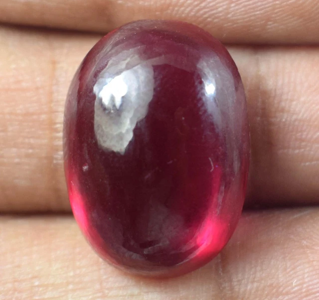 Rubis Naturel Brut De Madagascar - 24,75 Carats - Rouge, 18x16x7 Mm - Neuf Avec étiquettes