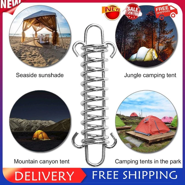 Windseil-Schnalle, für Outdoor, Camping, mit Federhaken, 5 Stück