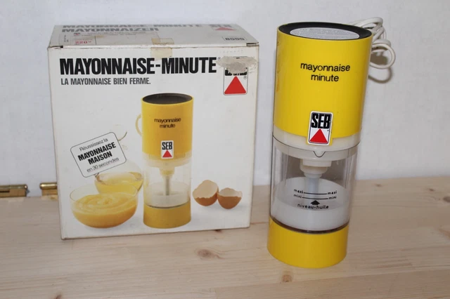 Petit Robot vintage Seb Mayonnaise-Minute en boîte avec sa notice - La