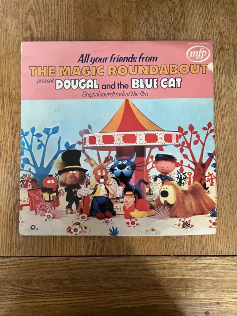 The Magic Roundabout present Dougal and The Blue Cat OST Vinyl Record Vintage