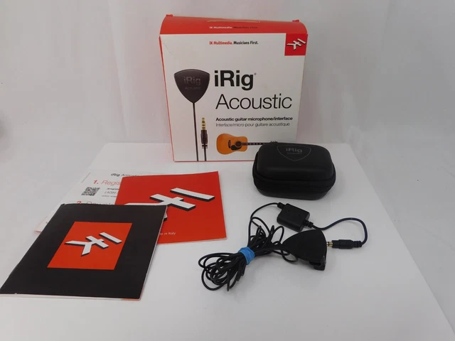 IK Multimedia iRig Acoustic Acoustic Guitar Mobile Microphone/Interface