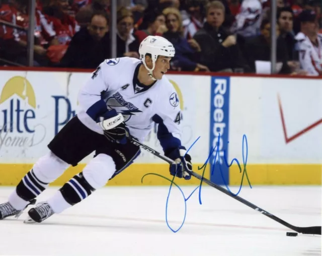 Vinny Vincent Lecavalier Signed 8X10 Photo Photograph Tampa Bay Lightning Coa