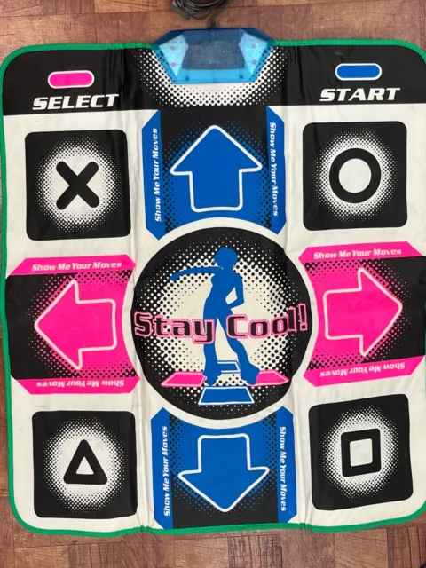 DANCE PERFORMANCE PAD Stay Cool DDR208 Play Station PS1 Vintage