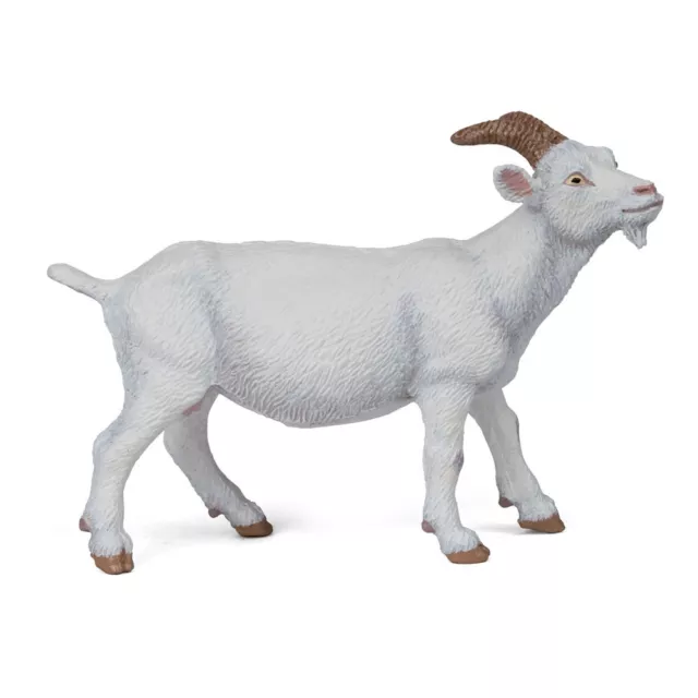 Granja Amigos Blanco Nanny Cabra Figura Juguete Tres Años O Sobre Blanco (51144)