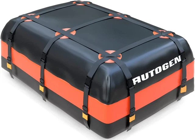 Car Rooftop Cargo Carrier Bag, 21 Cubic Feet Waterproof Roof Top Luggage Bag wit