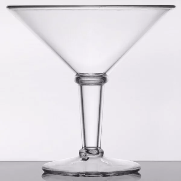 GET SW-1419-1-SAN-CL 48 oz. SAN Plastic Super Martini Glass 3/Case