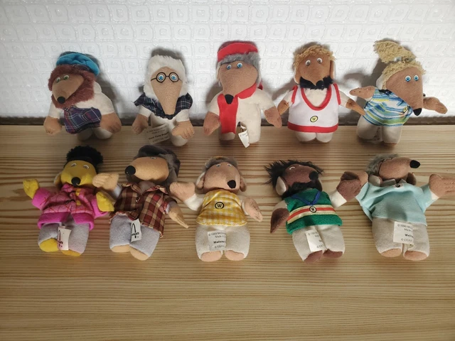10 McDonalds Happy Meal Spielzeug - Wombles