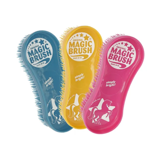 Magic Brush Horses Great For Cleaning Hooves Mud Coats Sweat  3 Pack Classic