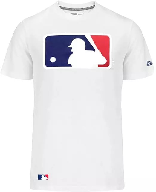 New Era Herren T-Shirt Baseball MLB Logo Gr: M weiß