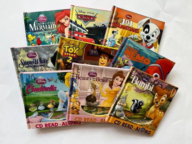 9 DISNEY PIXAR CD Read-Along Books $38.00 - PicClick AU