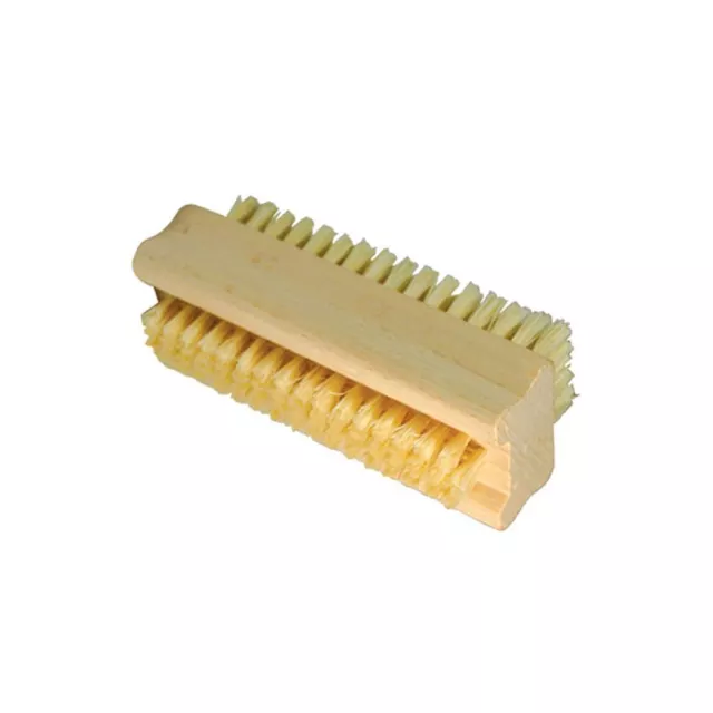 Eddingtons Valet Nail Brush - Wooden Scrubbing Brush w/ Plant Fibre Bristle